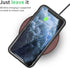 Berkin Arts Compatible with iPhone 11 Pro Case, Silicone Cover with Screen Protector, Floral Design