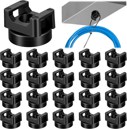 20 Pack Magnetic Zip Tie Mount Heavy Duty Magnetic Cable Zip Tie