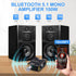 2Pack ZK-1001B 100W 7-24V Bluetooth Amplifier Board, Mono AMP TWS Mini Audio Power Amplifier Module with Box Matching