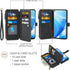 Asuwish Phone Case for OnePlus Nord N200 5G, Wallet Cover with Tempered Glass Screen Protector, Flip Card Holder