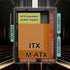 TGDGAMER USB3.0x1 80MM Matx Case:High Airflow Micro ATX Case, Support MATX, Mini-ITX, Micro ATX Case Slim with I/O
