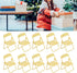 Pilipane 12x7cm 30 Mini Chair Shape Cell Phone Stand Cute Candy Color Foldable Mobile Phone Holder for Desk Tablet