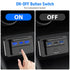 Linkstyle 2PCS RV USB Outlet, 66W 12V Charger Socket with 2 USB A Ports and 1 USB C Port, Outlet with Switch for Car