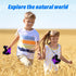 VNVDFLM Compact Binoculars for Kids, 3-8 Years Old Girl Easter Gifts, Purple