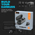 Wireless Bluetooth Earbuds with Advanced Noise Cancellation, Deep Bass, IPX5 Waterproof - 36-Hour Battery Life - T98