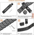 Bands Compatible with Samsung Galaxy Watch 46mm/Gear S3 Frontier/Classic, 22mm Bling Rhinestone Metal Strap