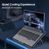 Laptop Cooling Pad, Gaming Laptop Cooler with 6 Quiet Fans, Fits 12-17 Inch Laptop, USB Powered, 7 Adjustable Height