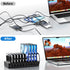 nongxiang 10-Port 100W 10 USB C Charging Station for Multiple Devices, Charging Dock, with Adjustable Dividers, USB-C