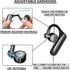 Bluetooth earpiece V5.4 single ear bluetooth headset, with noise cancellation and microphone compatible, talk time of 35 hours bluetooth phone headset, Available for iPhone and Android. (Z8)