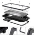 CarterLily Compatible iPhone 11 Case, Full Body Shockproof, Dustproof, Waterproof Aluminum Alloy Cover (Black)