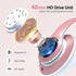 9S Over Ear Bluetooth Headphones, 60 Hours Playtime, Hi-Fi Stereo, Deep Bass, Foldable, Microphone, Rose Gold