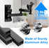 JUBOR 360 3-Sections 1/4" 14.7" Projector Wall Mount, Rotation Wall Mount for Projector Webcams with Ball Head