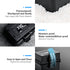 DB-110 LI-92B LI-90B NP-50 Battery and SD Micro SD Card Case, Shockproof & Water-Resistant Storage Box for 4X Batteries