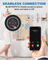 Razobws IP67 Bluetooth Shower Speaker, Portable Bluetooth Speakers, Waterproof Speaker with Suction Cup, Floating