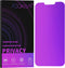 iPhone 13 Pro Max & 14 Plus Privacy Screen Protector 6.7" - Purple Gradient, Anti-Spy, Anti-Blue Light, HD Tempered