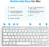 OMOTON Bluetooth Keyboard for Mac, Compact Wireless Keyboard Compatible with MacBook Pro/Air, iMac, and PC