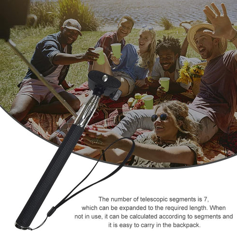 Qirvaten 37 Inch 360 Extendable Selfie Stick Phone Tripod Stand, Lightweight Photography Accessory Universal Rotation