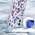 iPhone 11 Case with Screen Protector - Stylish Elegant Floral Design on Soft Clear TPU - Slim Fit Protective Phone Cover