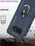 IKAZZ Galaxy Note 8 Case, Heavy Duty Shockproof Protective Phone Cover with Magnetic Kickstand, Blue, Pass 16ft Drop
