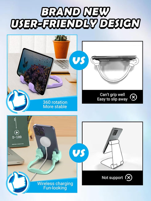 Thumbs Up Lazy Phone Stand, 2 Pack Cell Phone Holder for Desk, 2024 College Graduation Gifts for Teens and Adults