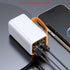 MOUDOAUER 4 21700 Portable Slots Battery DIY Power Bank Case with LCD Display Charger Shell Box Fast Charging Power