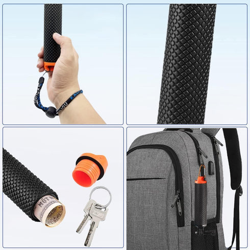 WLPREOE 5PCs Waterproof Floating Handle Hand Grip for GoPro + Camera Float Strap for iPhone, Underwater Camera for