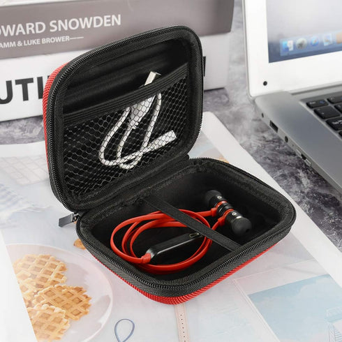 Geekria Shield Headphones Case - Hard Shell Travel Bag for In-Ear Headphones, Compatible with Audio-Technica, Beats,