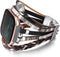 Posh Leather Bands for Women, Compatible with Fitbit Versa 3&4 Bands/Fitbit Sense/Sense 2, Multilayer Wrap Bracelet