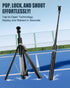 SonixForce 67 360 Automatic Phone Tripod, Auto-Deploy Selfie Stick Tripod with Remote - Rotatable Extendable - Portable