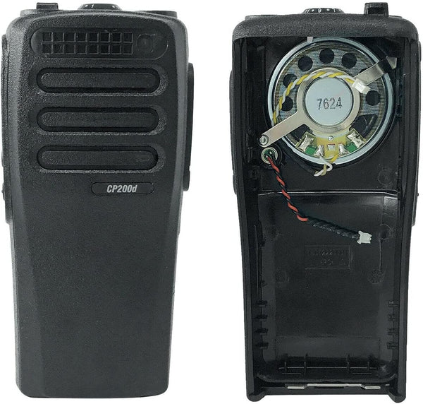 Replacement Housing Case with Speaker for CP200D, Black