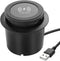 XMSJSIY Desktop Embedded Wireless Charger, 3-in-1 Multifunctional Pop-Up 10W Fast Charging USB Charger for Smartphone