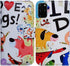 Case for Samsung Galaxy S20 Plus - Colorful Cute Dogs Leather Flip Phone Wallet Cover with Card Slot Holder Kickstand