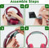 Geekria Protein Leather Headband Pad, Compatible with Sony MDR-100ABN, WH-H900N Headphones Replacement Band