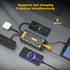 Portable Charger 10000mAh, 22.5W Fast Charging Power Bank with Built-in Cables, Transparent External Battery Pack with