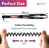 MIRKIT 2pcs Baofeng Mic for Two Way Radio, Radio Shoulder Mic with Reinforced Cable, Noise Reduction, USA Warranty