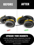 PROHEAR FEP01-1Pair Replacement Foam Ear Pads for 3M WorkTunes Connect Radio Headphones