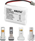 Kruta BT-446 Rechargeable Cordless Phone Battery, Pack of 3 for Uniden BT-446 BT446, BP-446 BP446