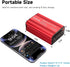 FSATBTNE 400W Power Inverter, DC 12V to 110V AC Car Plug Adapter with Fast Charging Ports and 2 AC Outlets