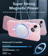 FNTCASE iPhone 15 Plus Case: Slim Magnetic Clear, Military Shockproof, Anti-Yellowing, with Camera & Screen Protectors,