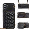 Furiet Detachable Crossbody Strap Wallet Case for Samsung Galaxy S21 Plus, Multi Card Slots and Zipper Purse Cover
