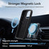 Tigowos Real Carbon Fiber Case for iPhone 15 Pro Max - Sturdy Protective Case, MagSafe Compatible, Carbon Fiber Black