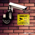 iSYFIX Smile You're on Camera Signs for Business – 2 Pack 7x6 Inch, Security Camera Sign