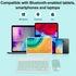 Bluetooth Keyboard and Mouse Combo, Ultra-Slim Portable Rechargeable Wireless Keyboard Set for iPad, Mac OS, Android,