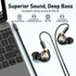 Vibes 202 Wired Earbuds - HiFi in Ear Monitor Headphones with Professional Noise Isolating Sound
