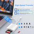 Luonanava SD Card Reader for iPhone, iPad, USB C & Lightning Dual Connector Digital Camera Adapter to iPhone