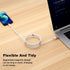 Innovative Magnetic Charging Cable (3.3ft) Tangle-Free with Magnets for Easy Storage, Fast Charger for iPhone 14 to 6