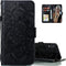 Samsung Galaxy A01 Case Flip Premium Wallet Phone Case, PU Leather Mandala Embossed, Shockproof Cover