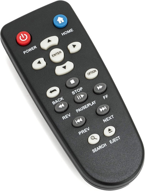 New Remote Control for WD Western Digital WD TV, Compatible with 1TB, 2TB, 3TB Live TV Plus Mini HD Hub