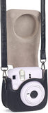 Phetium Instant Mini 12 Camera Protective Case for Instax Mini 12 11, PU Leather Bag with Pocket and Adjustable Strap -