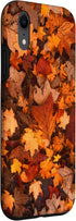 iPhone XR Happy Fall Leaves Thanksgiving Cell Phone Case, Autumn Season Design